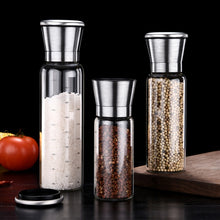 Load image into Gallery viewer, 304 Stainless Steel Sea Salt Pepper Grinder Home Pepper Coffee  Manual Grinding Bottle, 2 PCS 200ml, 270ml, 450ml