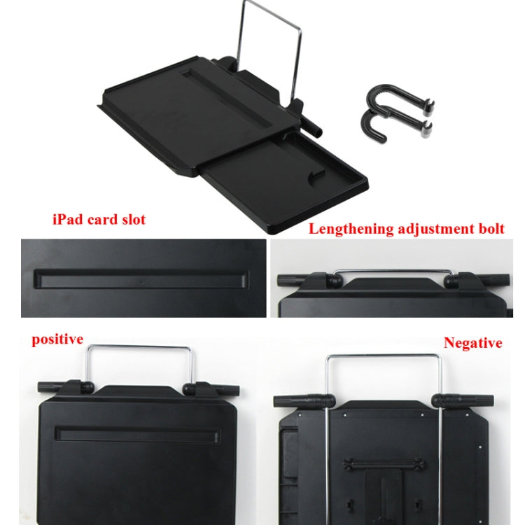 Car With Drawer Steering Wheel Card Table Computer Rack Chair Back Bracket Storage Table Dinner Plate, SD-1508 Black, SD-1508C, SD-1508B