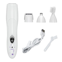Load image into Gallery viewer, Electric 4 In 1 Epilator Ladies Household Multi-Function Water Washing Shaver, Pink, Purple Flower