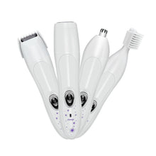 Load image into Gallery viewer, Electric 4 In 1 Epilator Ladies Household Multi-Function Water Washing Shaver, Pink, Purple Flower