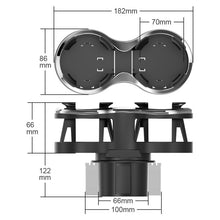 Load image into Gallery viewer, SHUNWEI SD-1038 Car Dual-Hole Water Cup Holder Cola Vacuum Flask Holder One For Two Beverage Holders, SD-1038