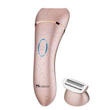 Load image into Gallery viewer, Suker SK-517  Electric Water Eluting Hair Removal Device Women Household Hair Plucker Multifunctional Two-In-One Shaver Epilator