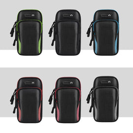 2 PCS Running Mobile Phone Arm Bag Sports Wrist Bag Universal For Mobile Phones Within 6 Inche