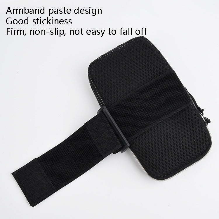 2 PCS Running Mobile Phone Arm Bag Sports Wrist Bag Universal For Mobile Phones Within 6 Inche