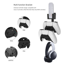 Load image into Gallery viewer, JYS P5125 Earphone / Handle / Remote Control Wall Hook For PS5 / PS4 / Xbox / Switch, White, Black