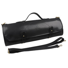 Load image into Gallery viewer, WESSLECO Chef Knife Storage Bag Portable Roll Knife Storage Bag, Portable Roll Black, WESSLECO Brown