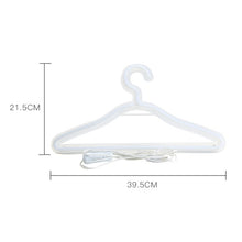 Load image into Gallery viewer, HS-20002 LED Coat Hanger Neon Light Room Decoration Lantern Holiday Light, White Light, Warm Light, Pink Light