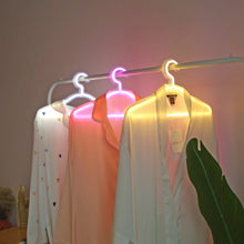 Load image into Gallery viewer, HS-20002 LED Coat Hanger Neon Light Room Decoration Lantern Holiday Light, White Light, Warm Light, Pink Light