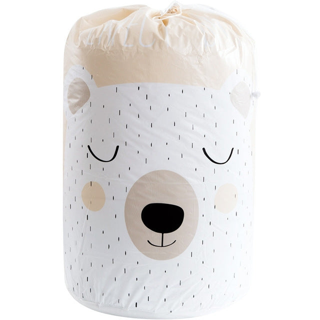 Large-capacity Household Waterproof Moisture-proof Quilt Storage Bag Packing Bag, Cactus, Garlands, Striped Deer, Cute Beer