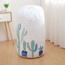 Load image into Gallery viewer, Large-capacity Household Waterproof Moisture-proof Quilt Storage Bag Packing Bag, Striped Deer, Cute Beer, Cactus, Garlands
