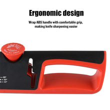Load image into Gallery viewer, 4- In-1 Adjustable Manual Knife Sharpener Multifunctional Knife Sharpener, 4 in 1 (Black Red), 4 in 1 (Gray Red)