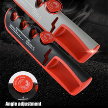 Load image into Gallery viewer, 4- In-1 Adjustable Manual Knife Sharpener Multifunctional Knife Sharpener, 4 in 1 (Black Red), 4 in 1 (Gray Red)
