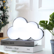 Load image into Gallery viewer, HS-007 LED Letter DIY Cloud Erasable Message Board Confession Lamp, White, Black, Pink, Blue