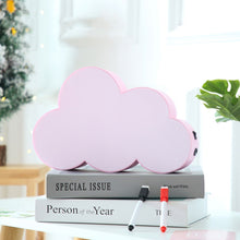 Load image into Gallery viewer, HS-007 LED Letter DIY Cloud Erasable Message Board Confession Lamp, White, Black, Pink, Blue