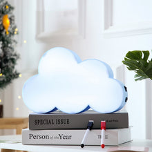 Load image into Gallery viewer, HS-007 LED Letter DIY Cloud Erasable Message Board Confession Lamp, White, Black, Pink, Blue