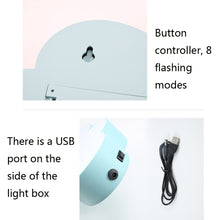 Load image into Gallery viewer, HS-007 LED Letter DIY Cloud Erasable Message Board Confession Lamp, White, Black, Pink, Blue