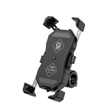 Load image into Gallery viewer, Kewig Motorcycle Outdoor Riding Four-Claw Fixed Mobile Phone Bracket QC3.0 Fast Charging Waterproof Holder, M11-B