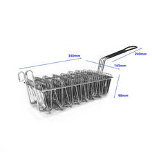 Load image into Gallery viewer, Stainless Steel Taco Tortilla Crust V-Shaping Tool ,Style:, 5 Inch  Clip, 4 Grid Fried Basket, 6 Grid Fried Basket, 8 Grid Fried Basket