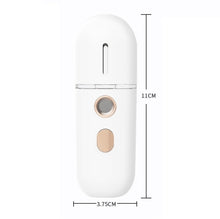 Load image into Gallery viewer, Portable Rechargeable Water Replenishing Device Beauty Humidifying Sprayer, Colour: No. 4 White, No.3 White, No. 4 White