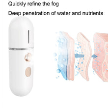 Load image into Gallery viewer, Portable Rechargeable Water Replenishing Device Beauty Humidifying Sprayer, Colour: No. 4 White, No.3 White, No. 4 White