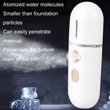 Load image into Gallery viewer, Portable Rechargeable Water Replenishing Device Beauty Humidifying Sprayer, Colour: No. 4 White, No.3 White, No. 4 White