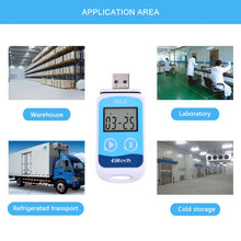 Load image into Gallery viewer, TTE35065 Digital USB Temperature Data Logger for Warehouse Storage, Refrigerated, Cold Storage and Laboratory, TTE35065
