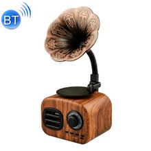 Load image into Gallery viewer, Ft-05 Wireless Retro Bluetooth Speaker Gramophone Mini Player, Gold, Pink, Walnut, Red, Black