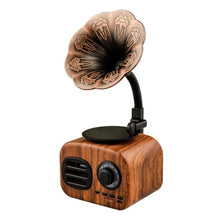 Load image into Gallery viewer, Ft-05 Wireless Retro Bluetooth Speaker Gramophone Mini Player, Gold, Pink, Walnut, Red, Black