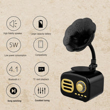 Load image into Gallery viewer, Ft-05 Wireless Retro Bluetooth Speaker Gramophone Mini Player, Gold, Pink, Walnut, Red, Black