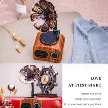 Load image into Gallery viewer, Ft-05 Wireless Retro Bluetooth Speaker Gramophone Mini Player, Gold, Pink, Walnut, Red, Black