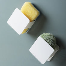 Load image into Gallery viewer, Kitchen Sink Sponge Rack Wall-mounted Scouring Pad Drain Rack, Sink Sponge Rack(White)