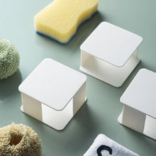 Load image into Gallery viewer, Kitchen Sink Sponge Rack Wall-mounted Scouring Pad Drain Rack, Sink Sponge Rack(White)