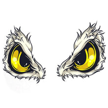 Load image into Gallery viewer, 1pc Car Reflective Car Sticker Rearview Mirror Eye Funny Sticker 3D Scratch Blocking Body Sticker Decorative Sticker