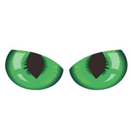 1pc Car Reflective Car Sticker Rearview Mirror Eye Funny Sticker 3D Scratch Blocking Body Sticker Decorative Sticker