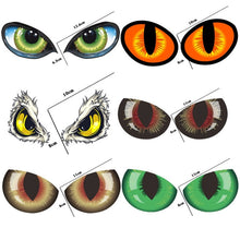 Load image into Gallery viewer, 1pc Car Reflective Car Sticker Rearview Mirror Eye Funny Sticker 3D Scratch Blocking Body Sticker Decorative Sticker