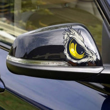Load image into Gallery viewer, 1pc Car Reflective Car Sticker Rearview Mirror Eye Funny Sticker 3D Scratch Blocking Body Sticker Decorative Sticker