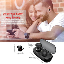 Load image into Gallery viewer, Y30 Wireless Bluetooth Headset 5.0 In-Ear Mini Earphone, Black