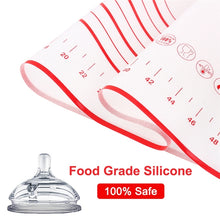 Load image into Gallery viewer, 60 x 80cm Thickened Teflon Non-Stick Mat Silicone Kneading Baking Non-Slip Mat, 26 x 29cm, 30 x 40cm red, 40 x 50cm, 50 x 60cm, 50 x 70cm, 60 x 60cm, 60 x 80cm