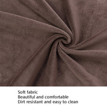 Load image into Gallery viewer, Simple Soft High Elastic Thickening Velvet Semi-Interior Chair Cover Hotel Chair Cover, Coffee Gray, Yellow Green, Wine Red, Navy, Black, Dark Green, White, Peacock Blue, Light Gray, Carbon Gray, Camel, Royal Blue, Beige, Grape Purple, Red, Orange     ...