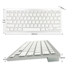 Load image into Gallery viewer, X5 Bluetooth 3.0 Wireless 78 Keys Foreign Language Small Language Keyboard, Italian, Traditional Brace, English, Thai