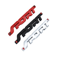 Load image into Gallery viewer, 6 PCS  Metal 3D Stereo Car Sticker Modified Sport Tail Sticker Body Sticker, Silver, Black, Red