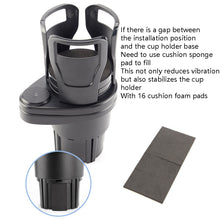 Load image into Gallery viewer, Multi-Function Car Cup Rack Modified Cup Mat Beverage Rack, SB-1099 Matt Black, SB-1099 Carbon Fiber Black