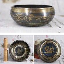 Load image into Gallery viewer, FB02-T8 Buddha Sound Bowl Yoga Meditation Bowl Home Decoration, Random Color And Pattern Delivery