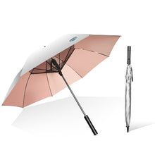Load image into Gallery viewer, 9033 Sun and Rain Dual-purpose Umbrella Multi-function Fan Titanium Silver Glue Sunscreen and UV Protection Long Handle Umbrella, Pink, Black, Ink Green