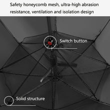 Load image into Gallery viewer, 9033 Sun and Rain Dual-purpose Umbrella Multi-function Fan Titanium Silver Glue Sunscreen and UV Protection Long Handle Umbrella, Pink, Black, Ink Green