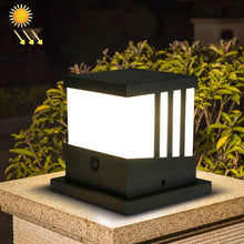 Load image into Gallery viewer, Solar Outdoor Waterproof Column Head Lamp Courtyard Landscape Lamp