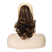 Load image into Gallery viewer, Women Curly Hair Short Ponytail Wig With Shark Clip, 4AH27A #, 12H24 #, 16H613 #, 22H24 #, 22M613 #, 86M613 #