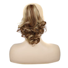 Load image into Gallery viewer, Women Curly Hair Short Ponytail Wig With Shark Clip, 4AH27A #, 12H24 #, 16H613 #, 22H24 #, 22M613 #, 86M613 #