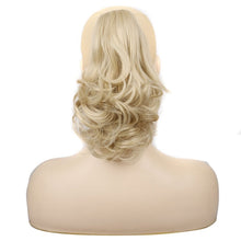 Load image into Gallery viewer, Women Curly Hair Short Ponytail Wig With Shark Clip, 4AH27A #, 12H24 #, 16H613 #, 22H24 #, 22M613 #, 86M613 #