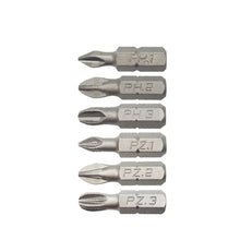 Load image into Gallery viewer, 7PCS/set PH2 Strong Magnetic Hand Drill Screwdriver Mouth Anti-Slip Screwdriver Bit, 7PCS/set PH2, 6PCS/set 25mm, 7PCS/set 50mm, 12 PCS/set 50mm
